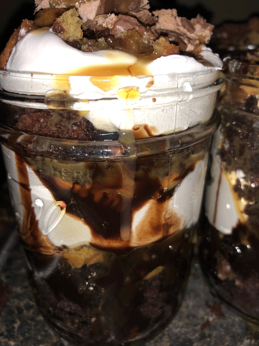 Milky Way cake jar